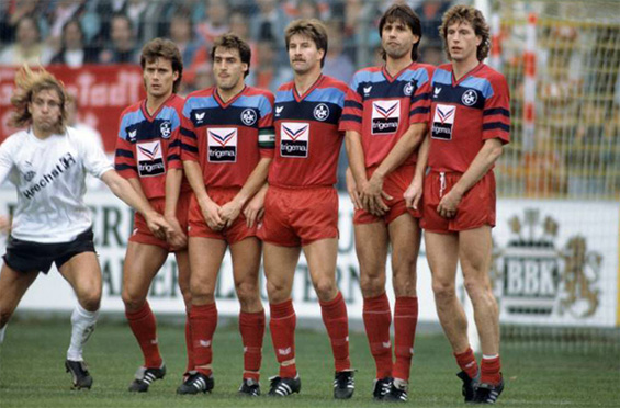 FCK-Trikots aus dem Jahr 1988