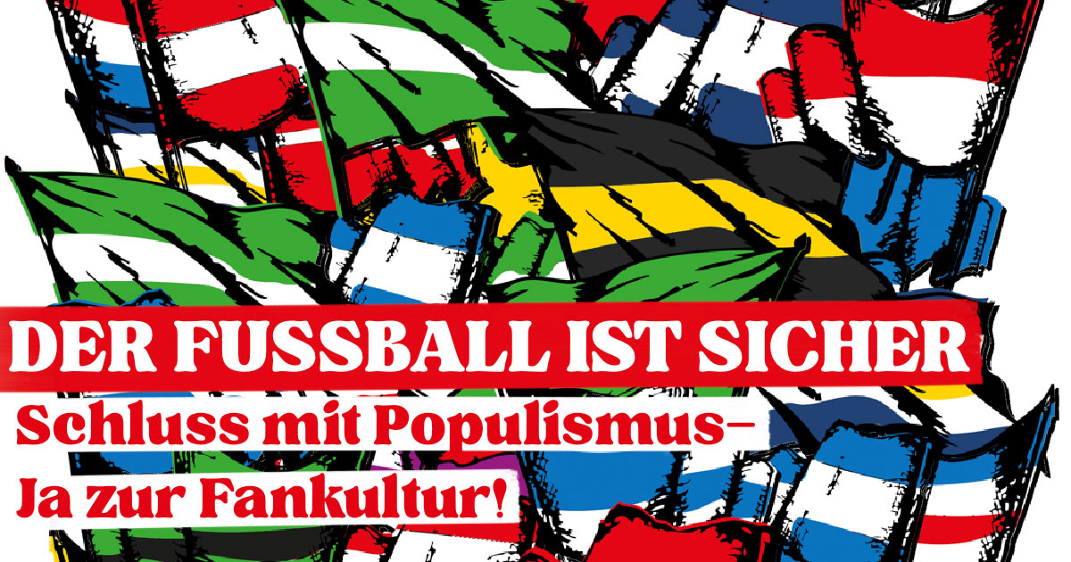 Banner: Der Fußball ist sicher