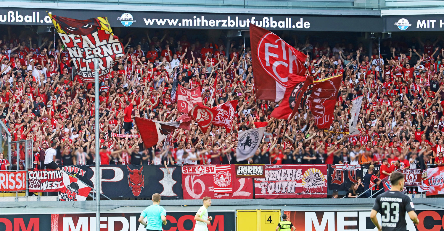 FCK-Fans im Gästeblock