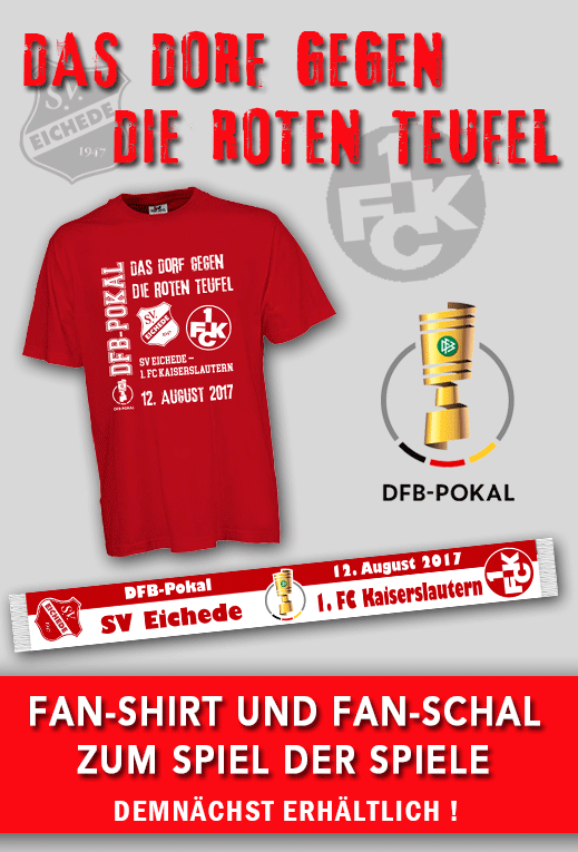 Ankündigungsplakat: T-Shirt-Aktion des SV Eichede