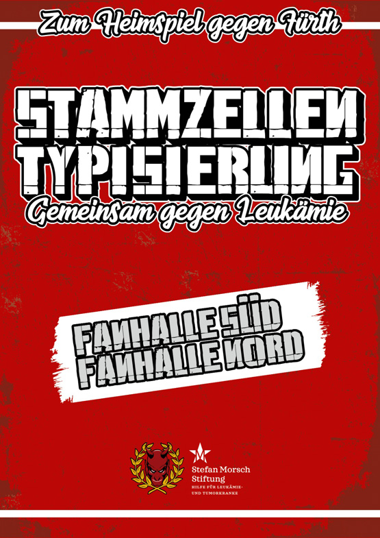 Flyer zur Typisierung: Gemeinsam gegen Leukämie