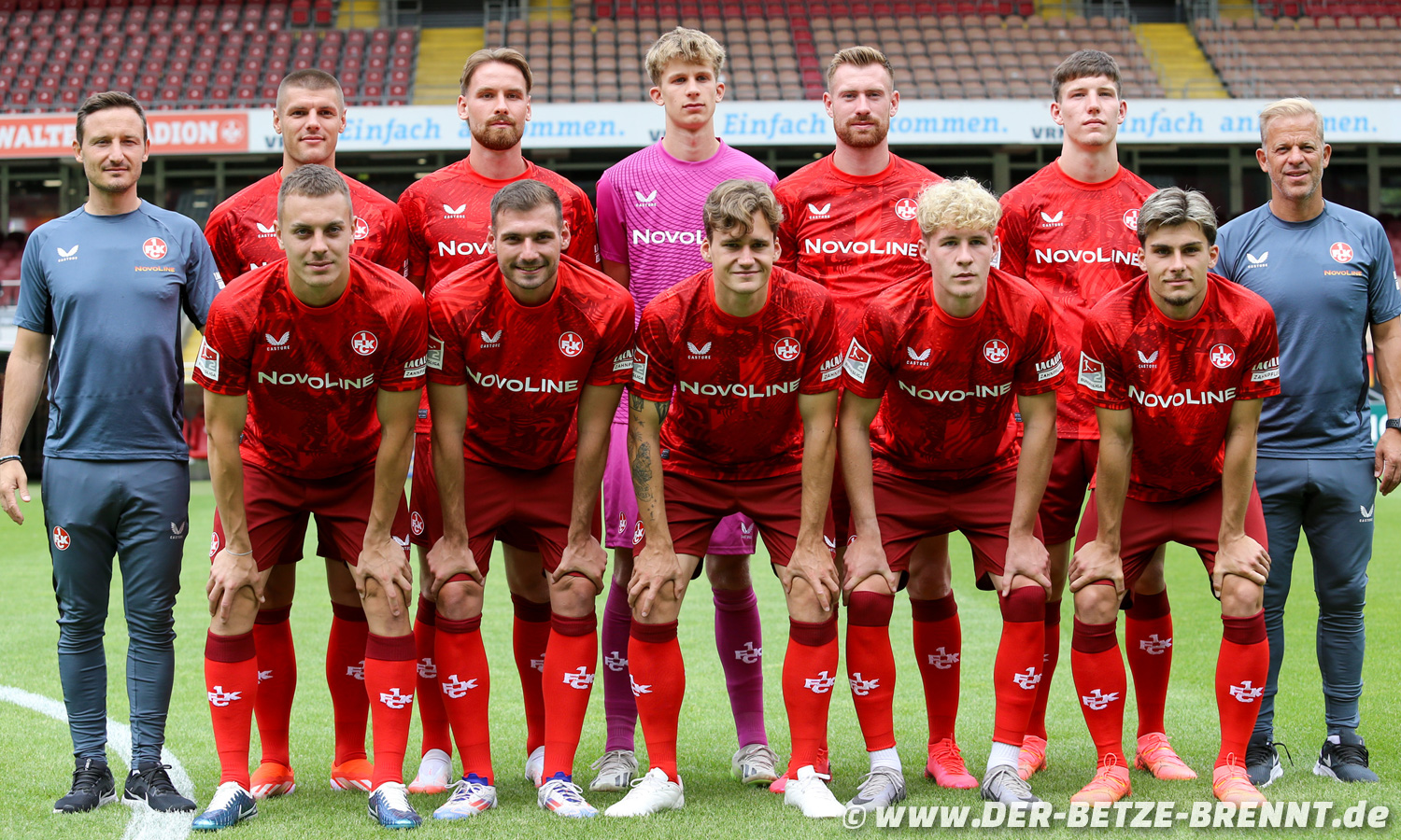 Das neue Trainerduo und die bisherigen Neuzugänge