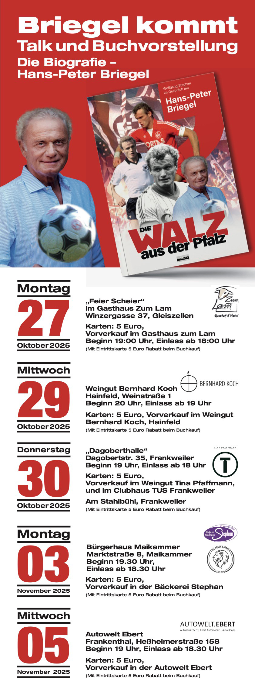 Briegel kommt: Talk und Buchvorstellung 