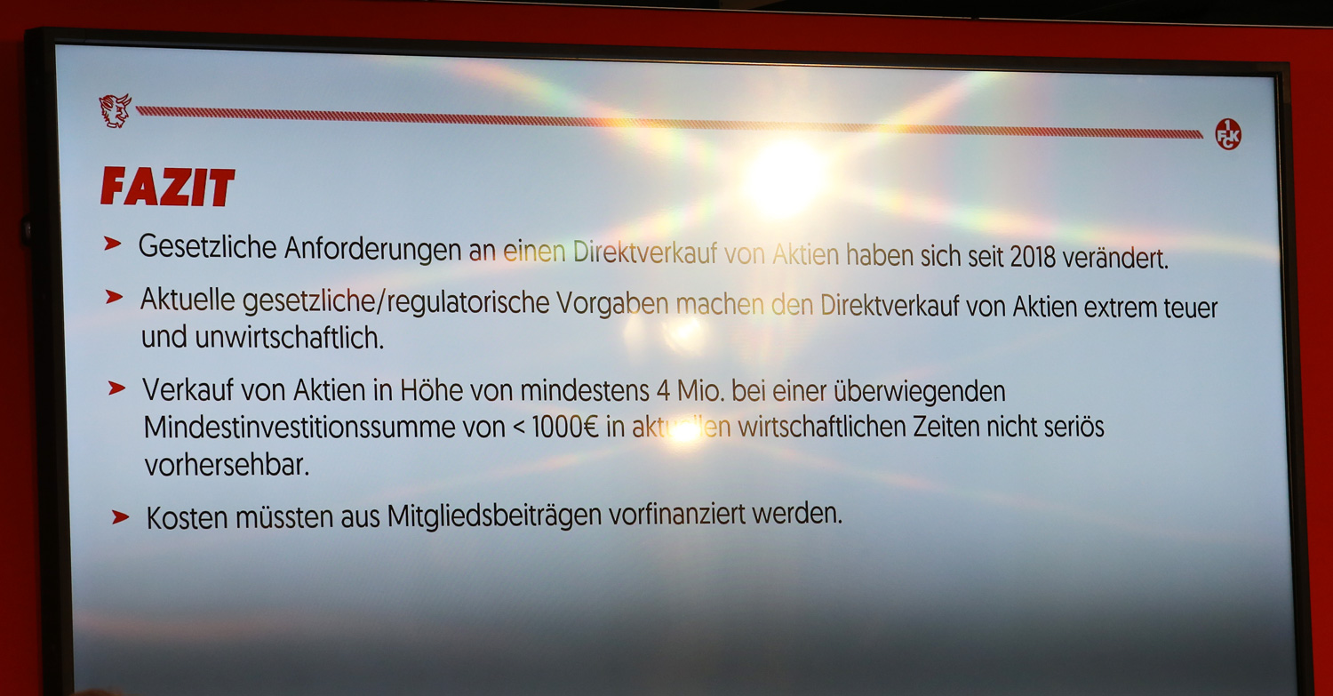 JHV 2025: Fazit zur Prüfung der Fan-Säule