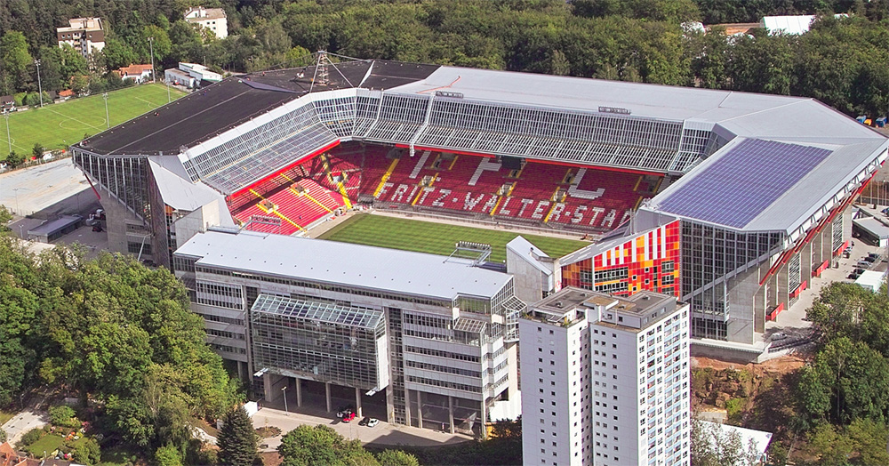 Das Fritz-Walter-Stadion nach dem Ausbau zur Weltmeisterschaft 2006